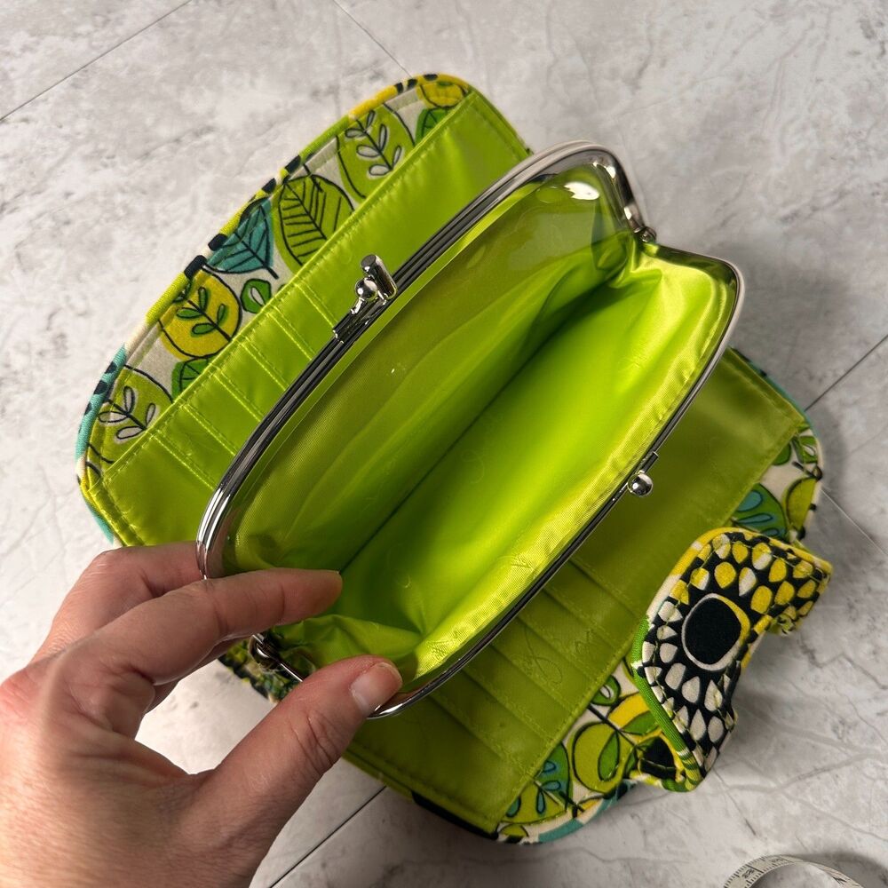 Vera Bradley Limes Up Quilted Wallet - Picture 6 of 13